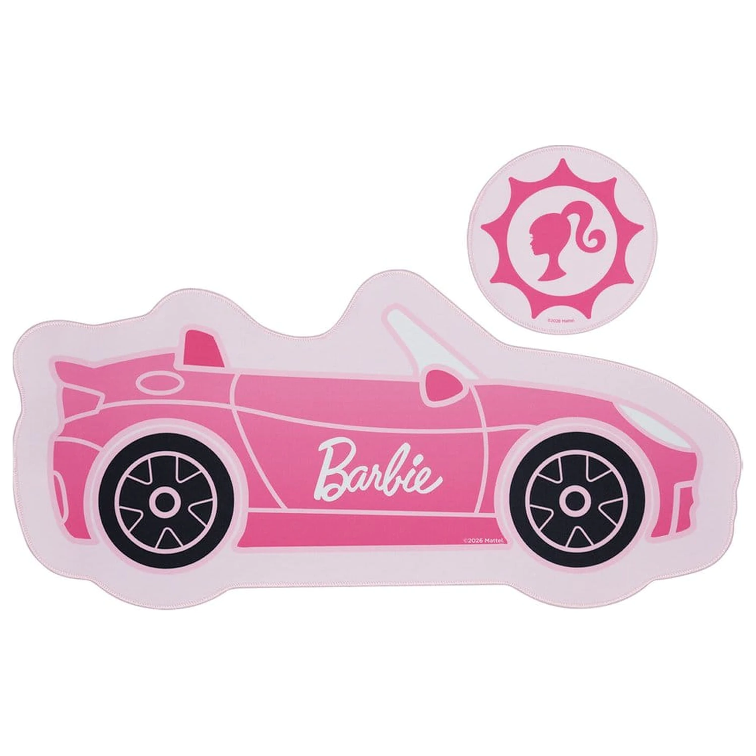 Barbie podložka na stůl a sada tácků Car fotografii produktu