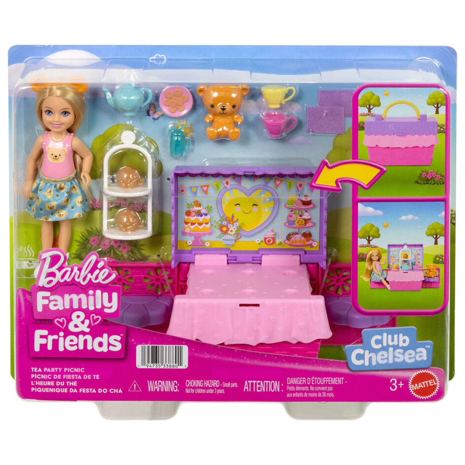 Barbie Club Chelsea Picnic panenka fotografii produktu