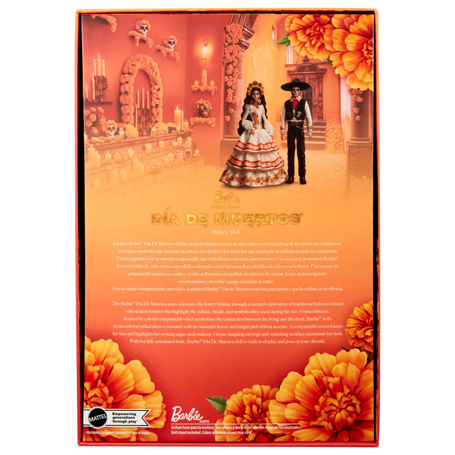 Panenka Barbie Dia de Muertos fotografii produktu