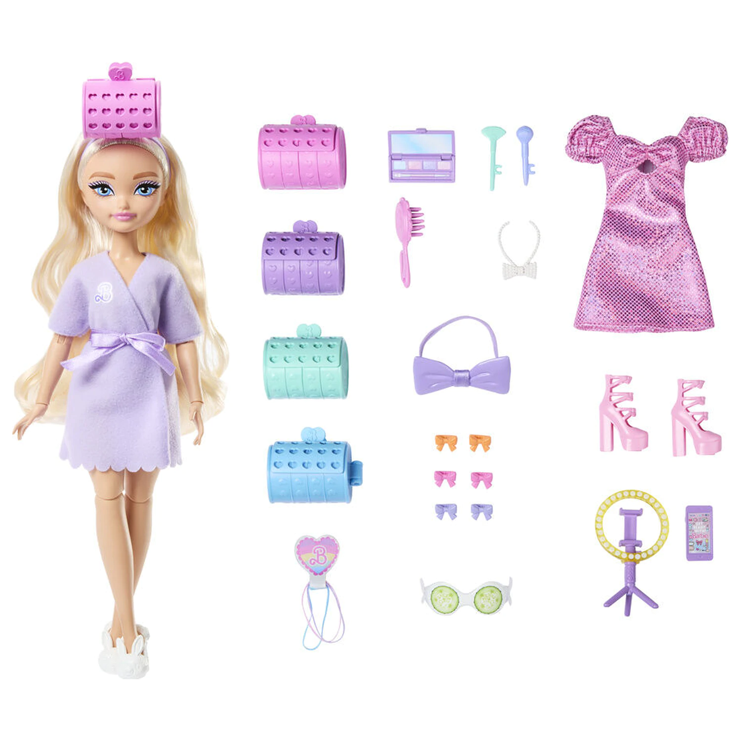 Barbie Dream Besties Kadeřnický salon panenka fotografii produktu