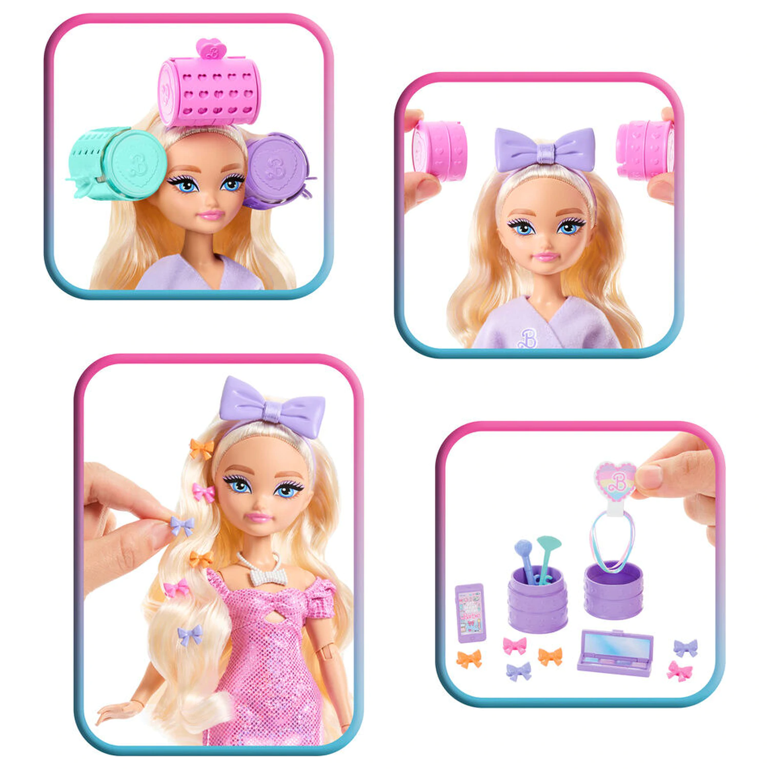 Barbie Dream Besties Kadeřnický salon panenka fotografii produktu