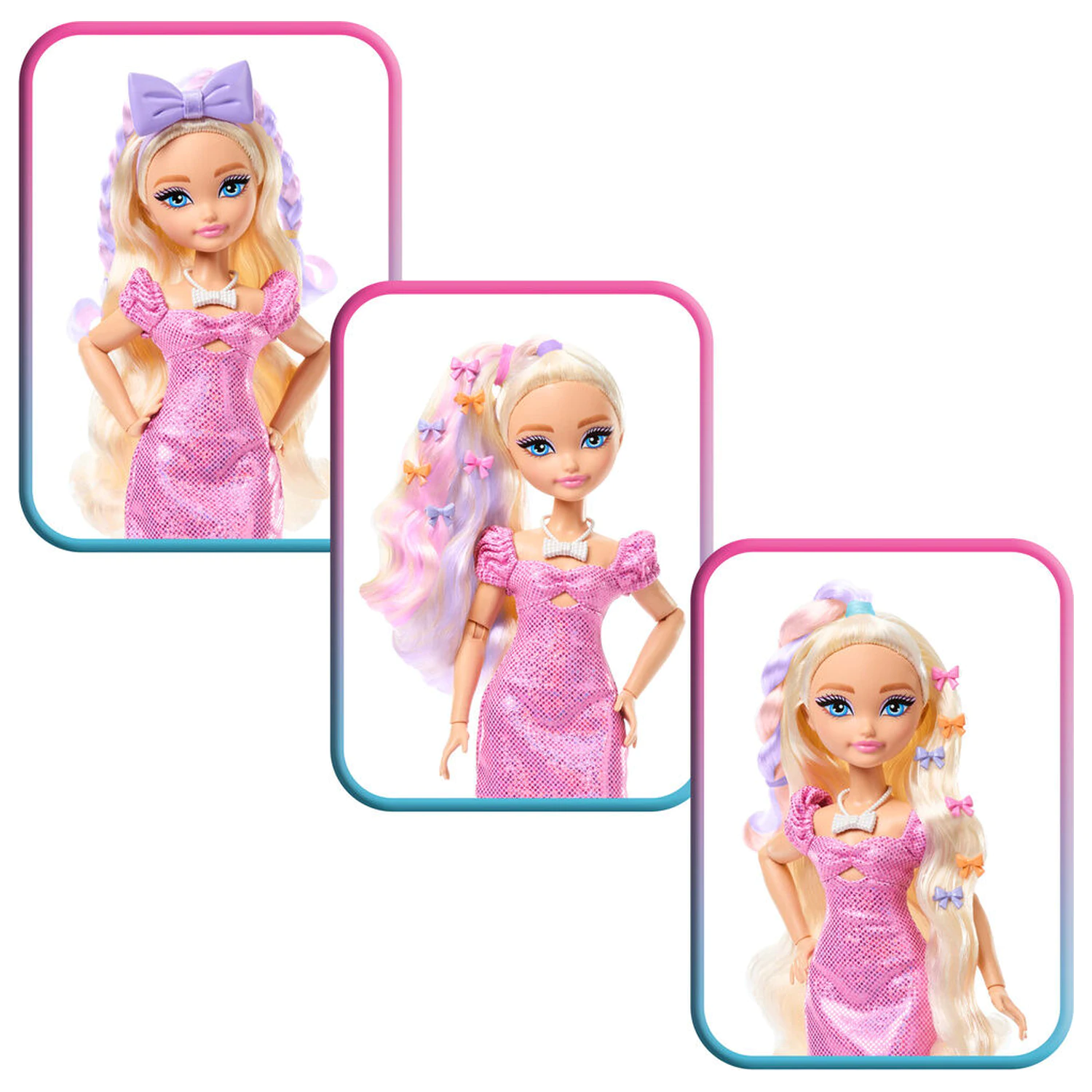 Barbie Dream Besties Kadeřnický salon panenka fotografii produktu