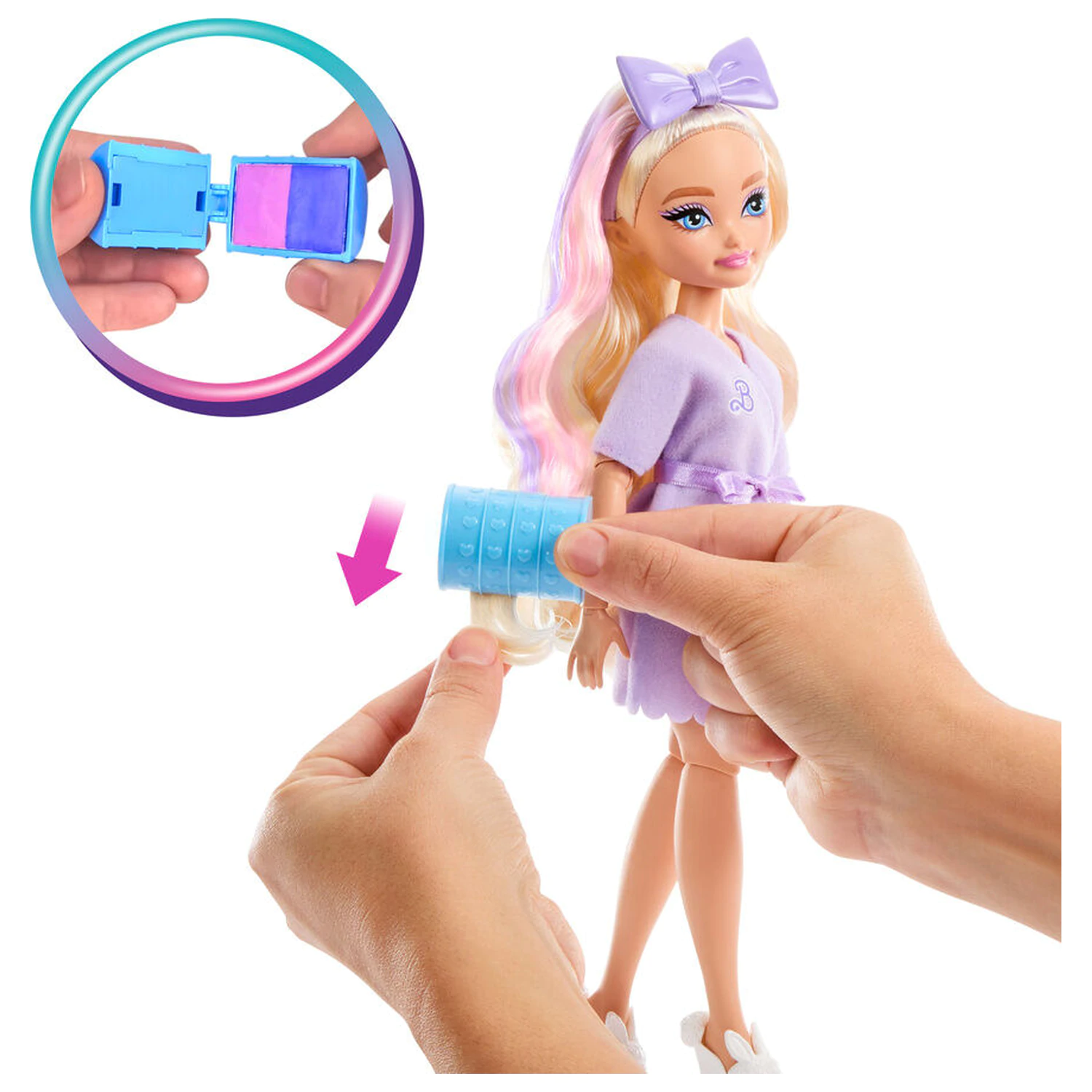 Barbie Dream Besties Kadeřnický salon panenka fotografii produktu