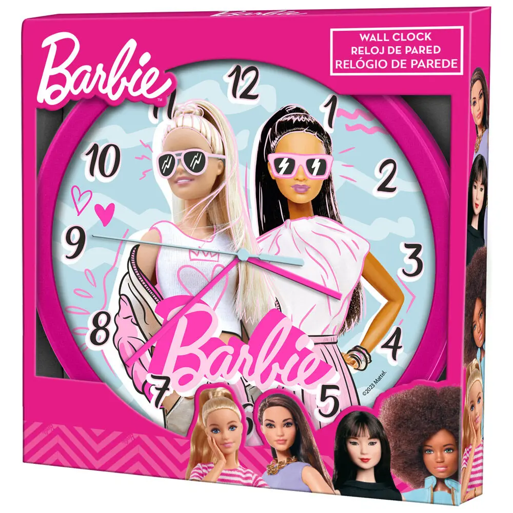 Barbie nástěnné hodiny fotografii produktu