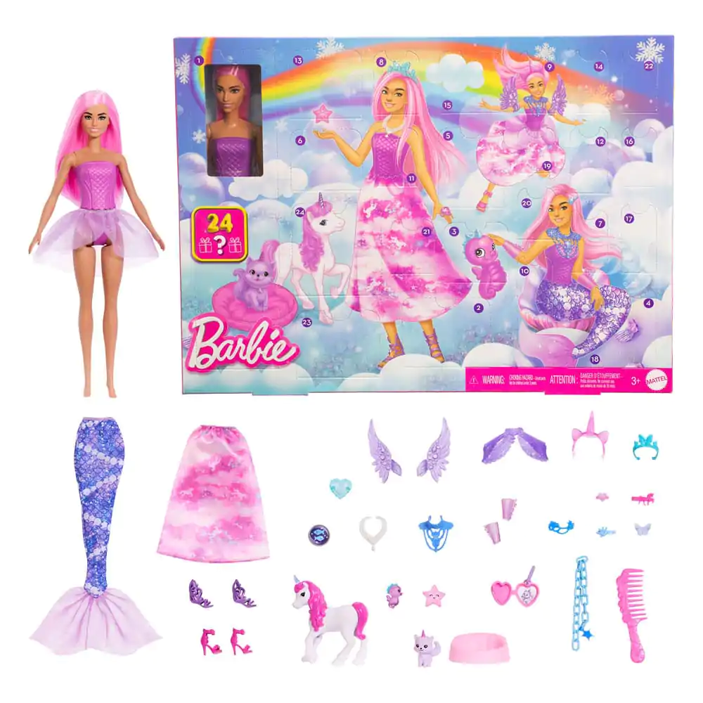 Barbie Adventní kalendář s panenkou Fantasy fotografii produktu