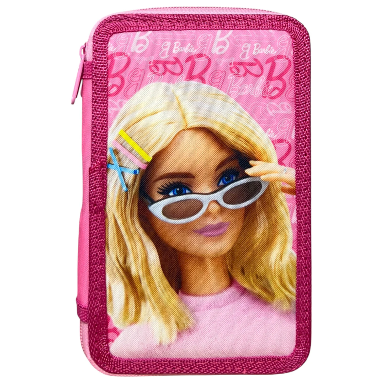 Barbie Glam Style naplněné trojité pouzdro na tužky fotografii produktu