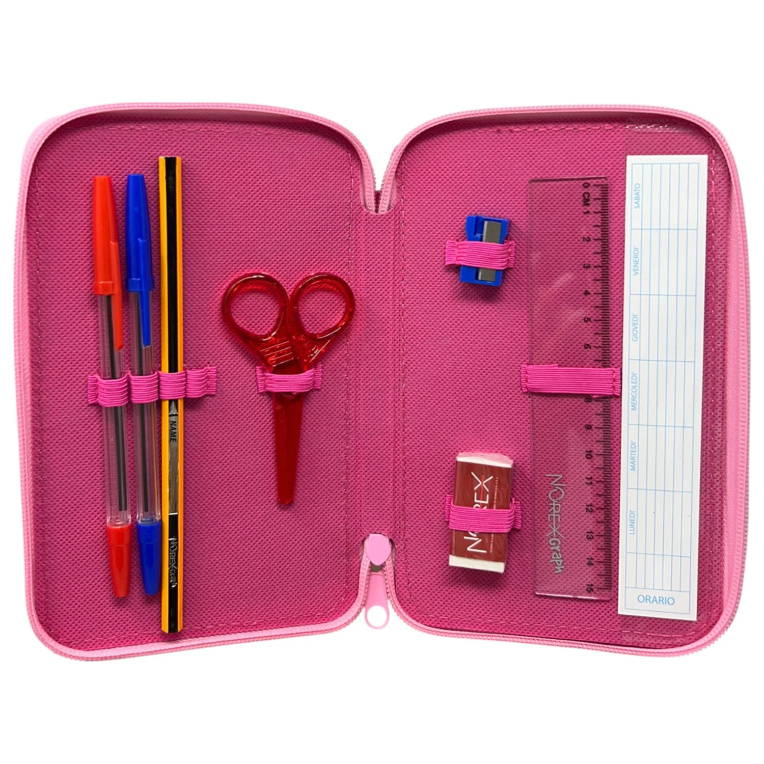 Barbie Glam Style naplněné trojité pouzdro na tužky fotografii produktu