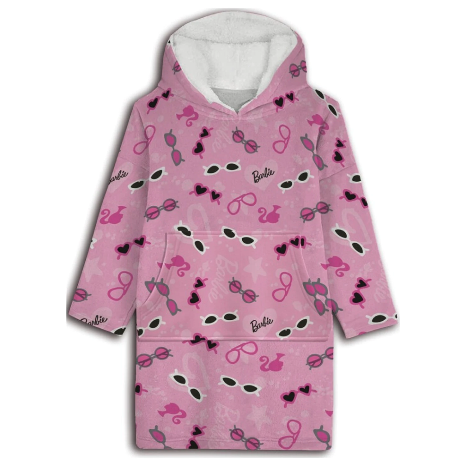 Barbie Brýle pro dospělé nositelná plyšová fleecová deka pončo fotografii produktu