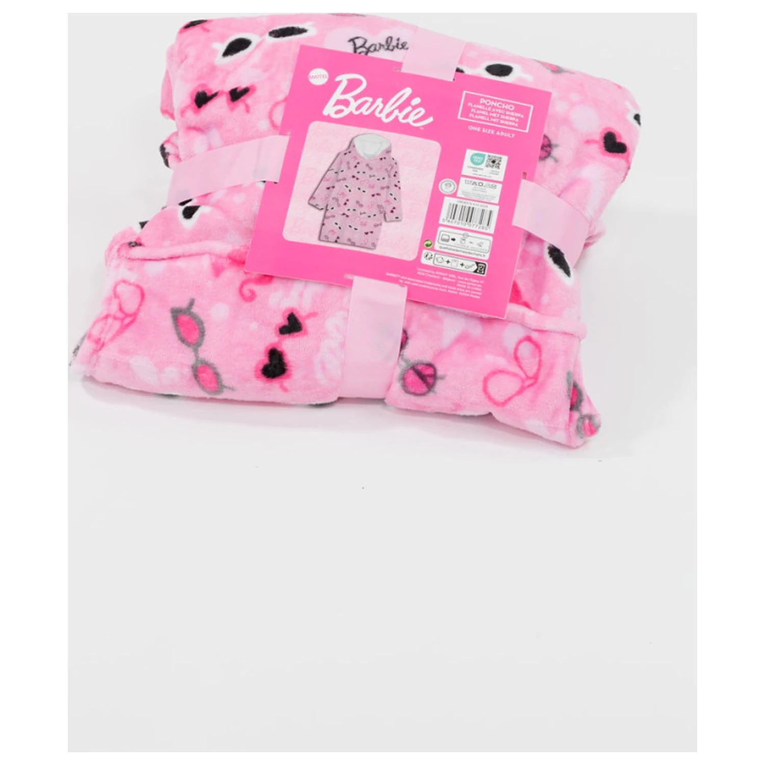 Barbie Brýle pro dospělé nositelná plyšová fleecová deka pončo fotografii produktu