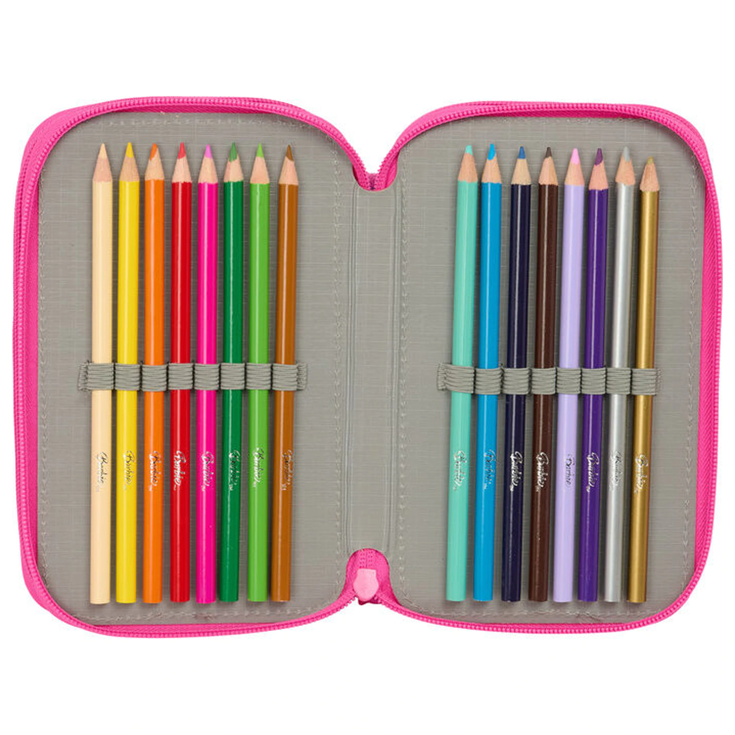 Barbie Good Day trojitý penál 37 ks fotografii produktu