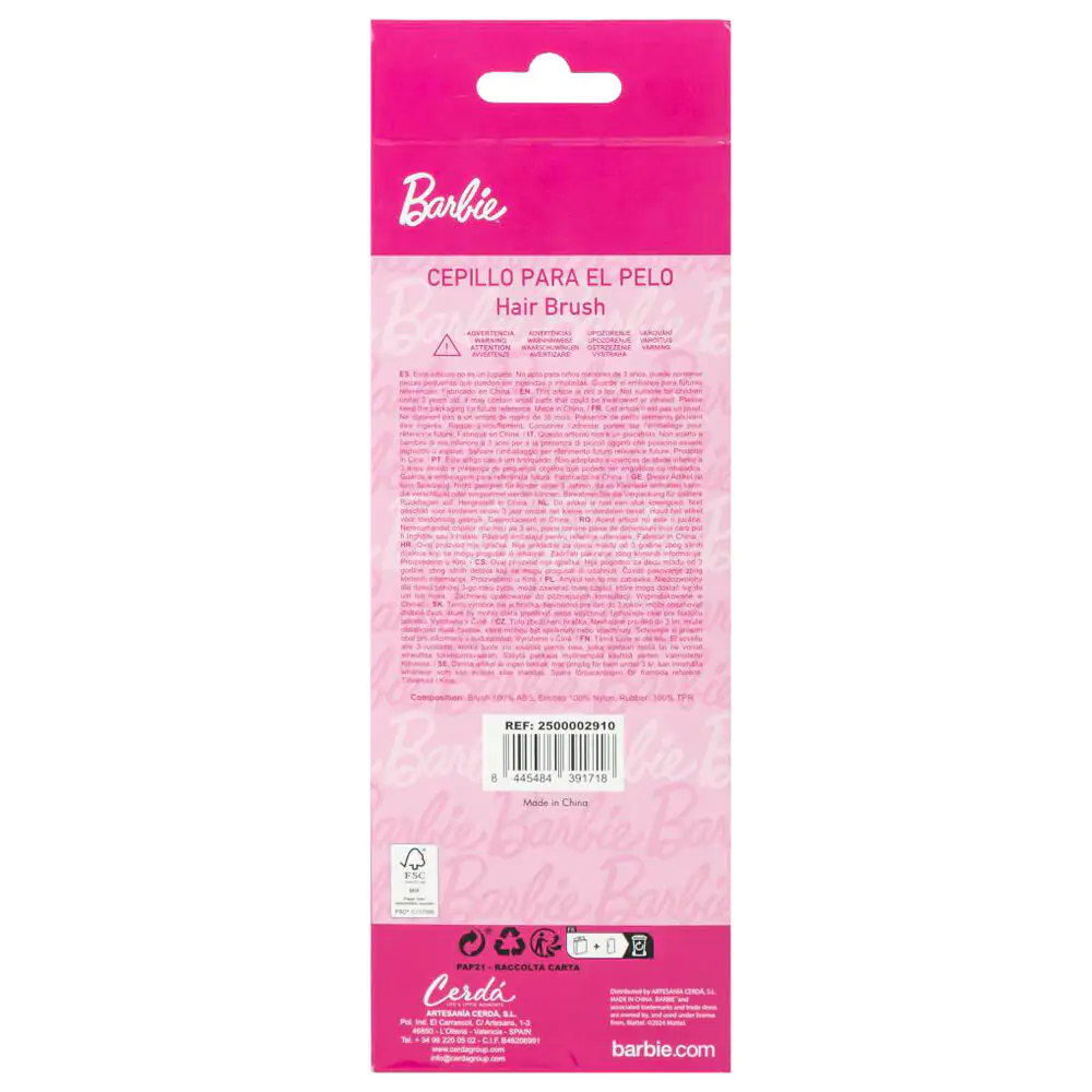 Barbie kartáč na vlasy fotografii produktu