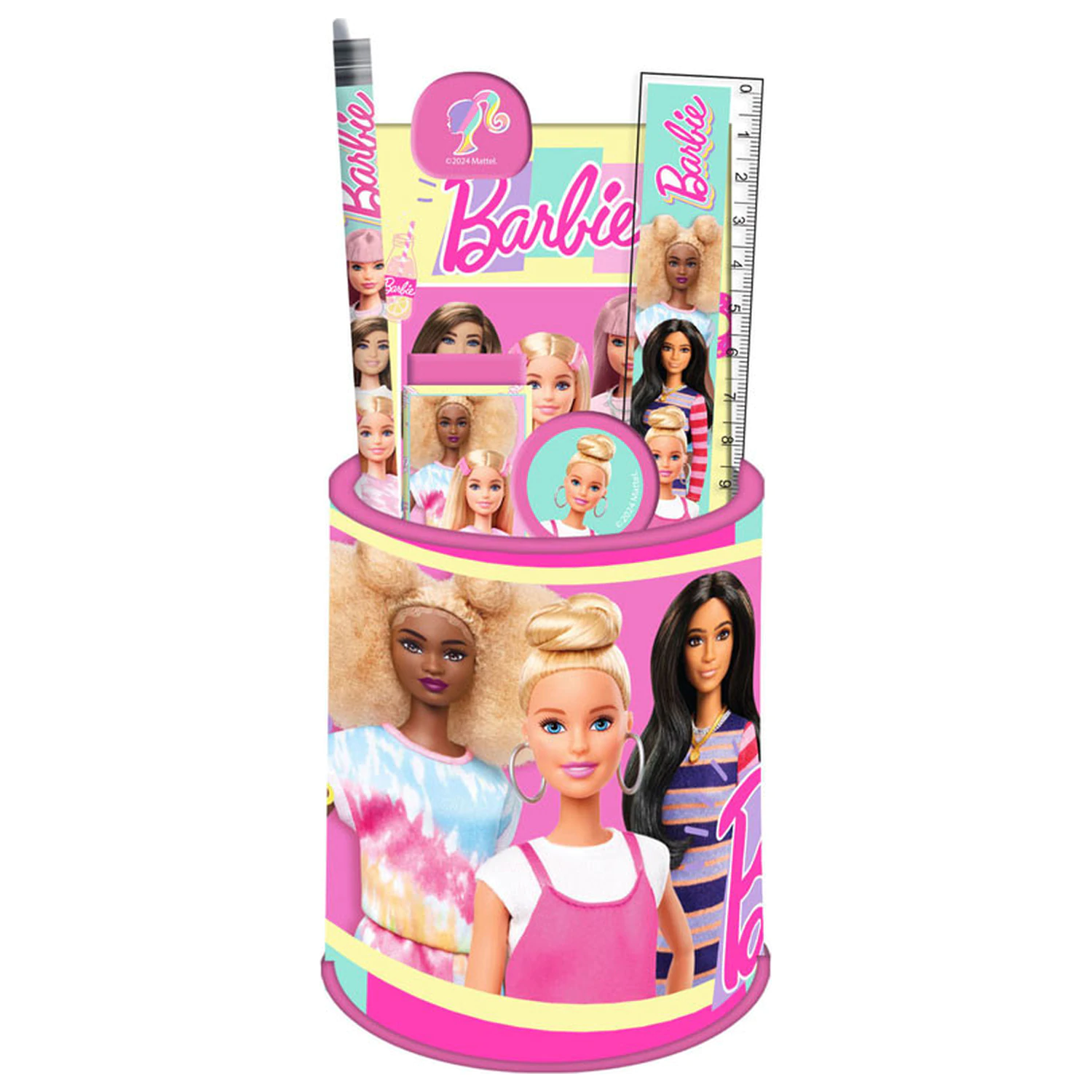 Barbie Happy Thoughts Sedmidílná sada kancelářských potřeb fotografii produktu