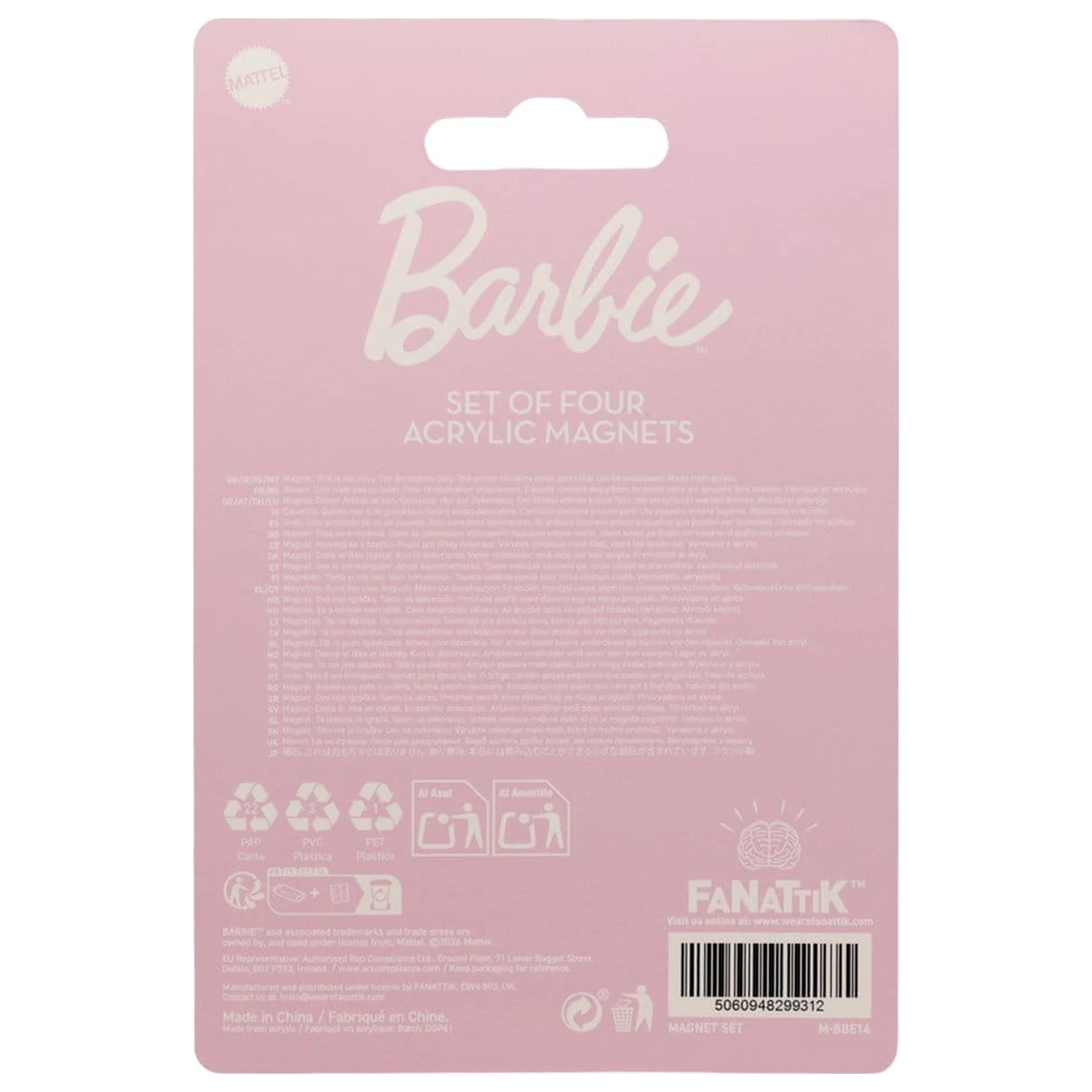 Barbie sada magnetů Malibu Barbie fotografii produktu