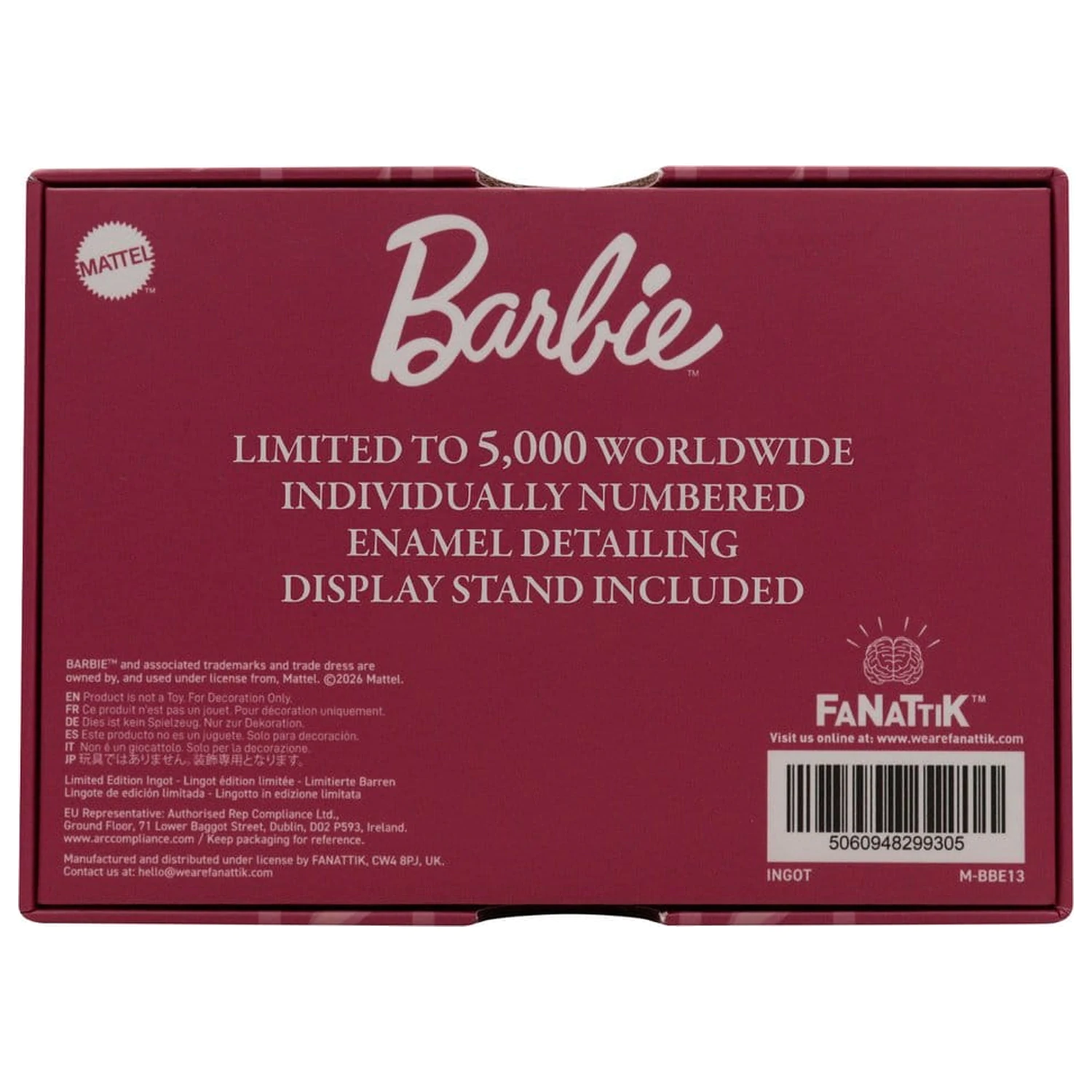 Barbie Louskáček Ingot, limitovaná edice fotografii produktu
