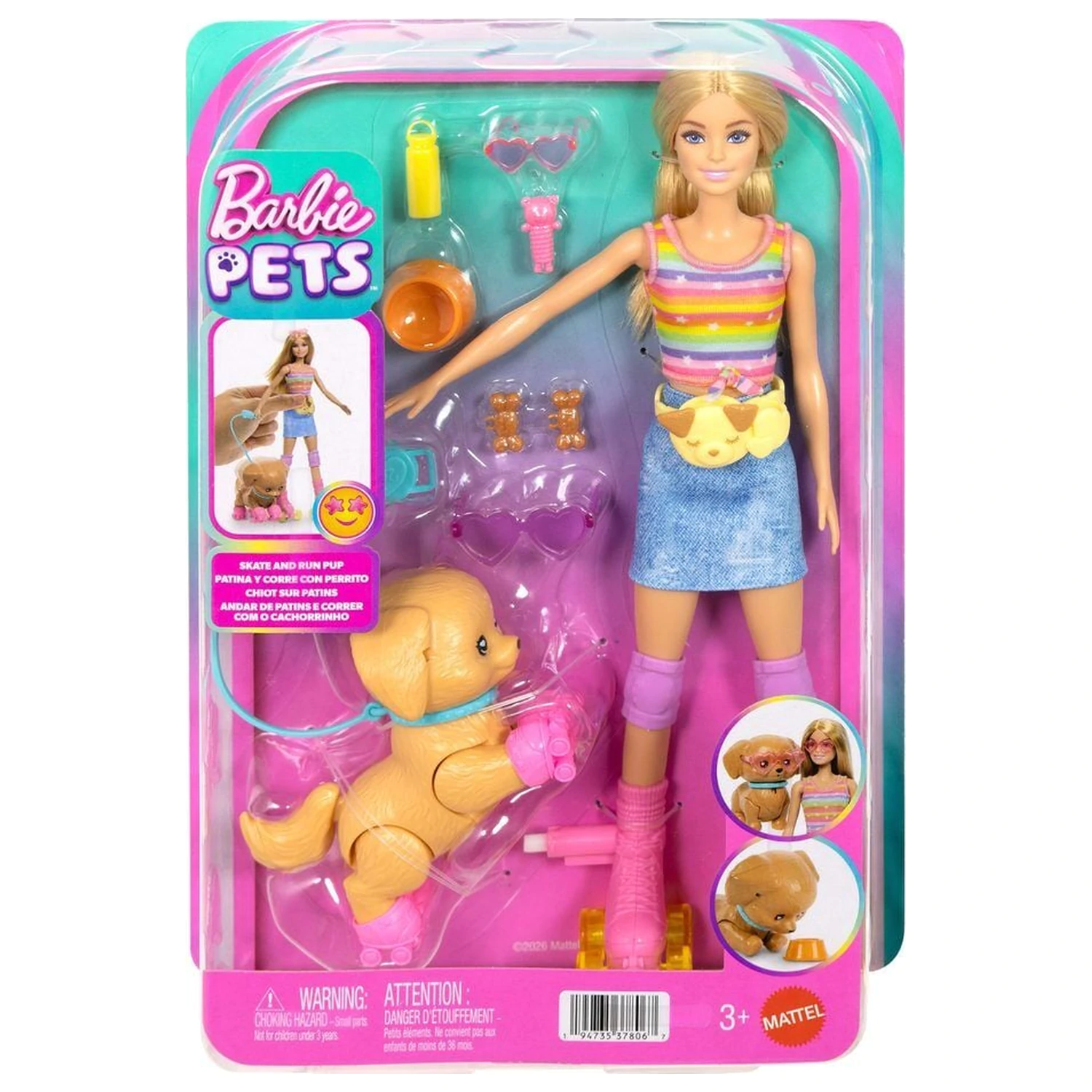 Panenka Barbie se štěnětem fotografii produktu
