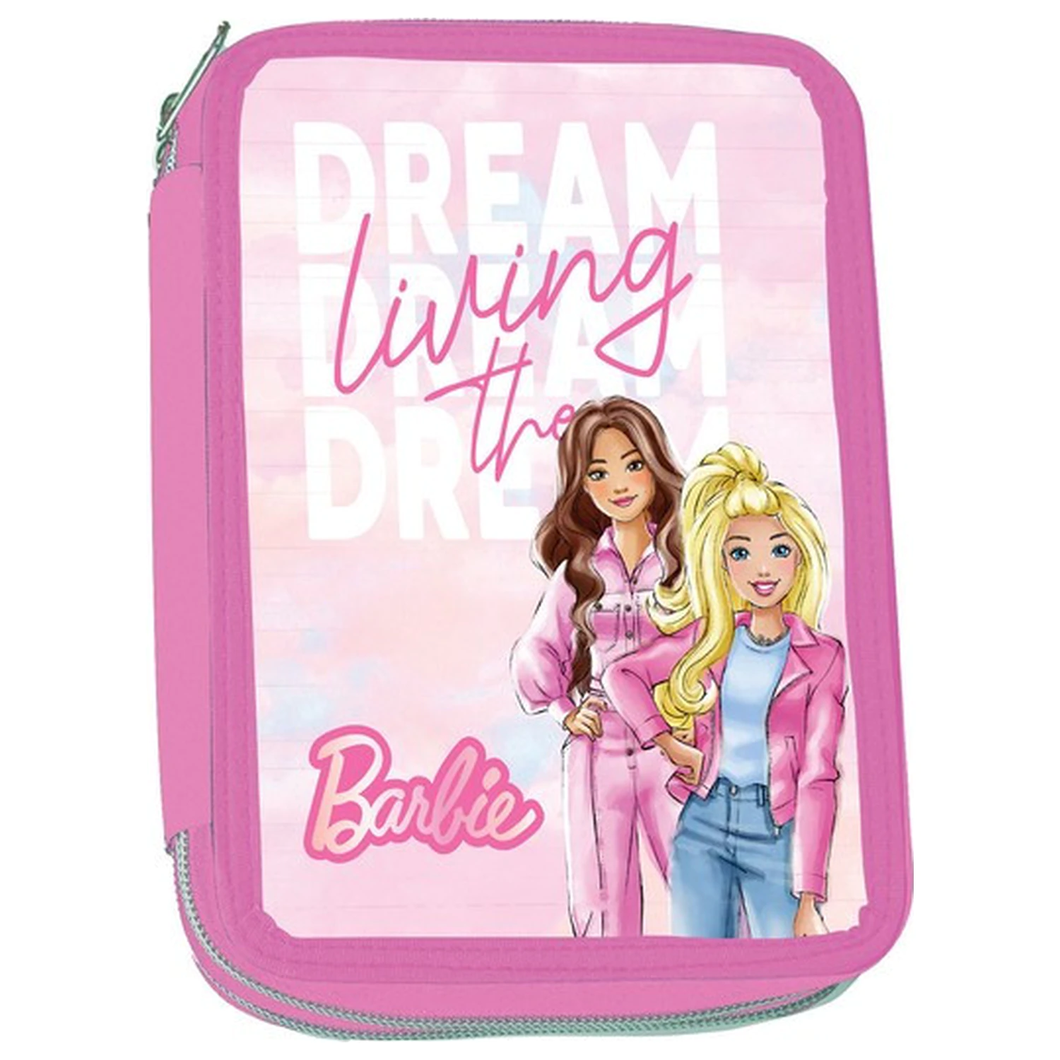 Barbie Living the Dream Dvoupatrový penál s náplní fotografii produktu