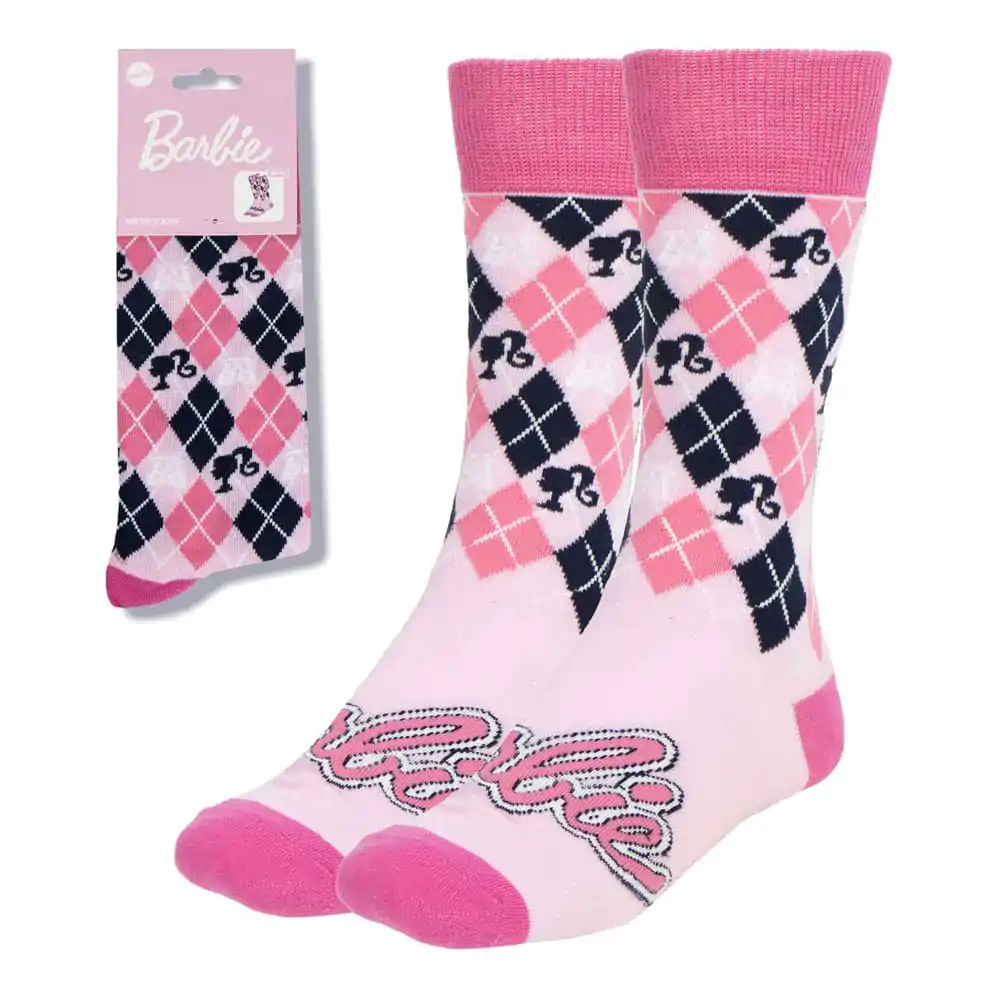 Barbie Ponožky Logo Růžové 36-43 fotografii produktu