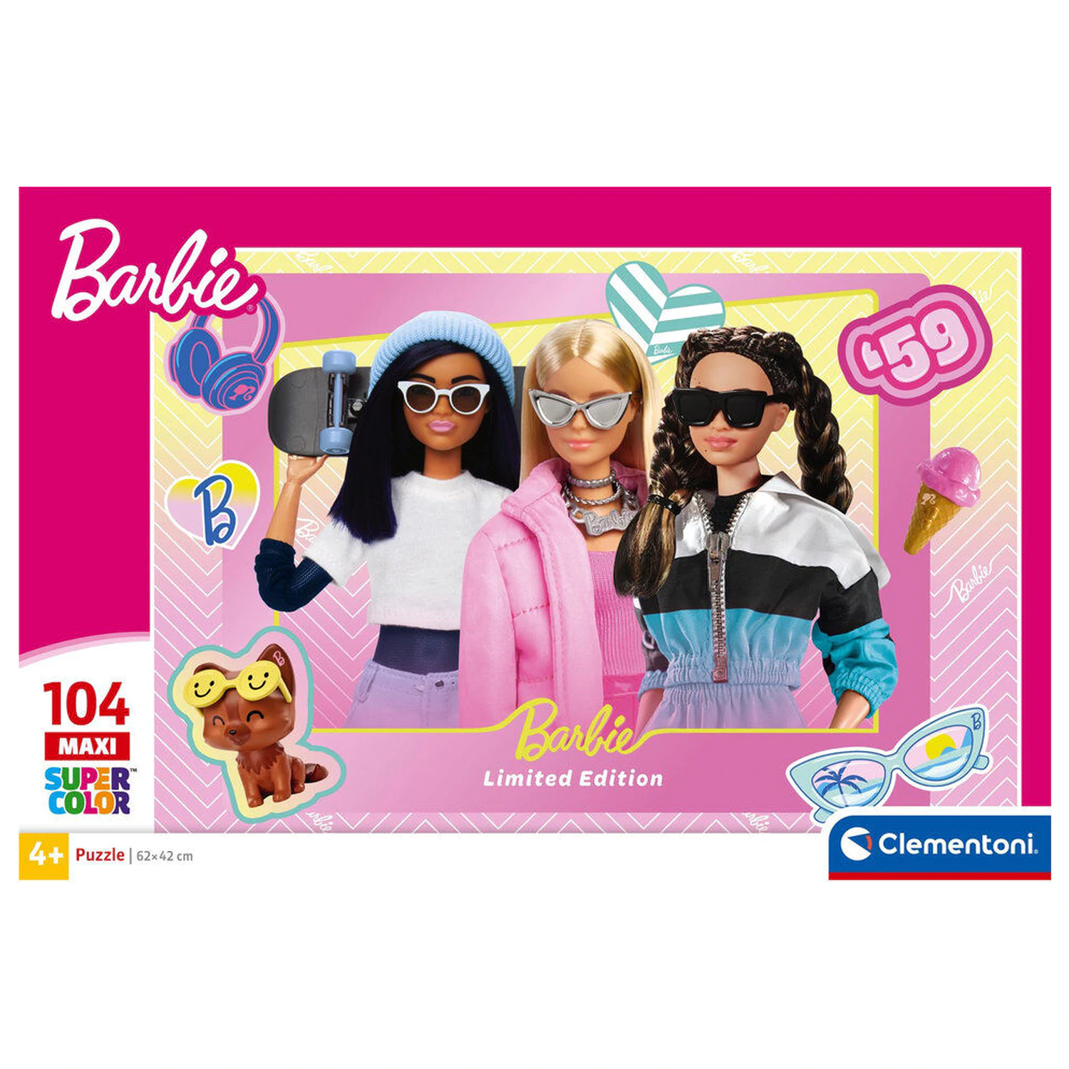 Barbie maxi puzzle 104 dílků fotografii produktu