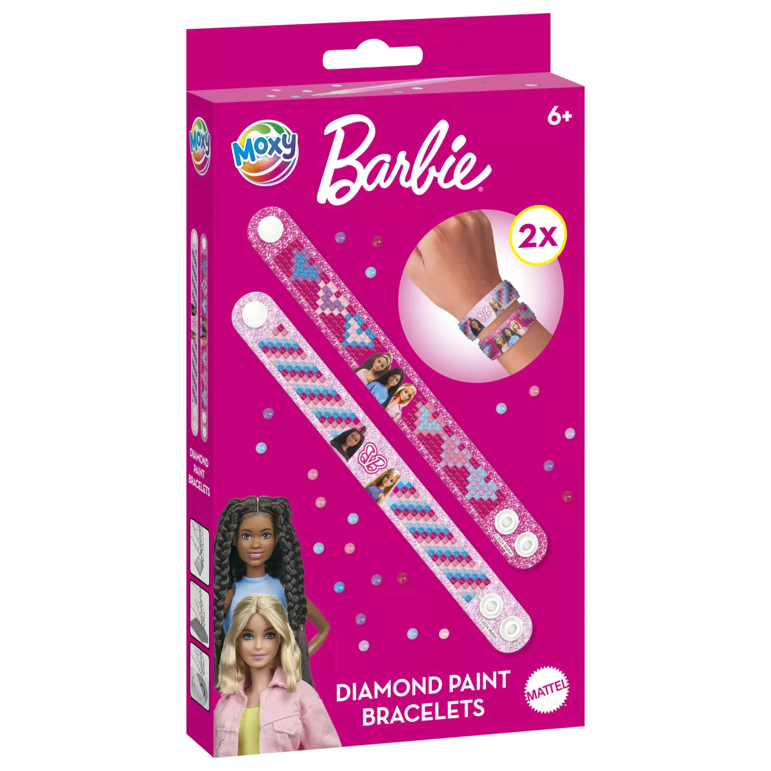 Barbie Moxy Diamond Dot Sada náramků, 2 kusy fotografii produktu