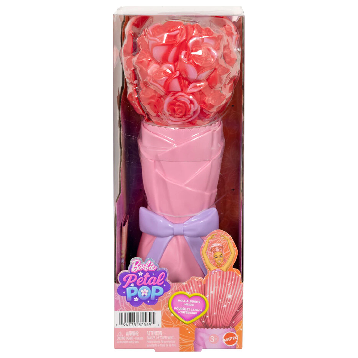 Barbie Petal Pop Red Rose panenka fotografii produktu