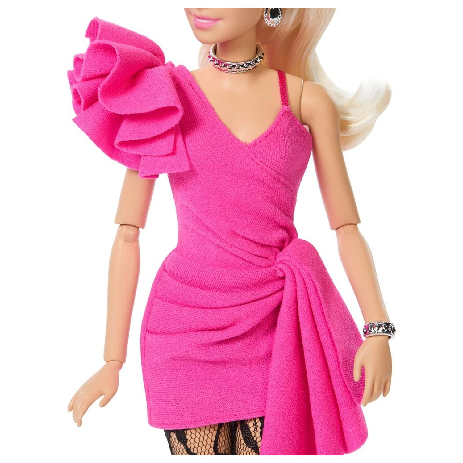 Barbie růžové šaty panenka fotografii produktu