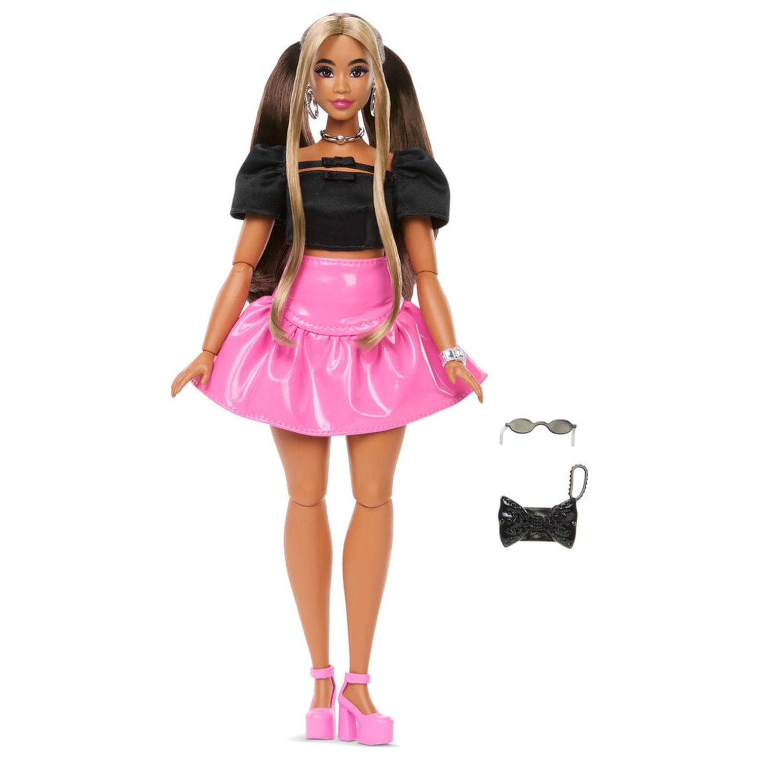 Barbie panenka s růžovou sukní fotografii produktu