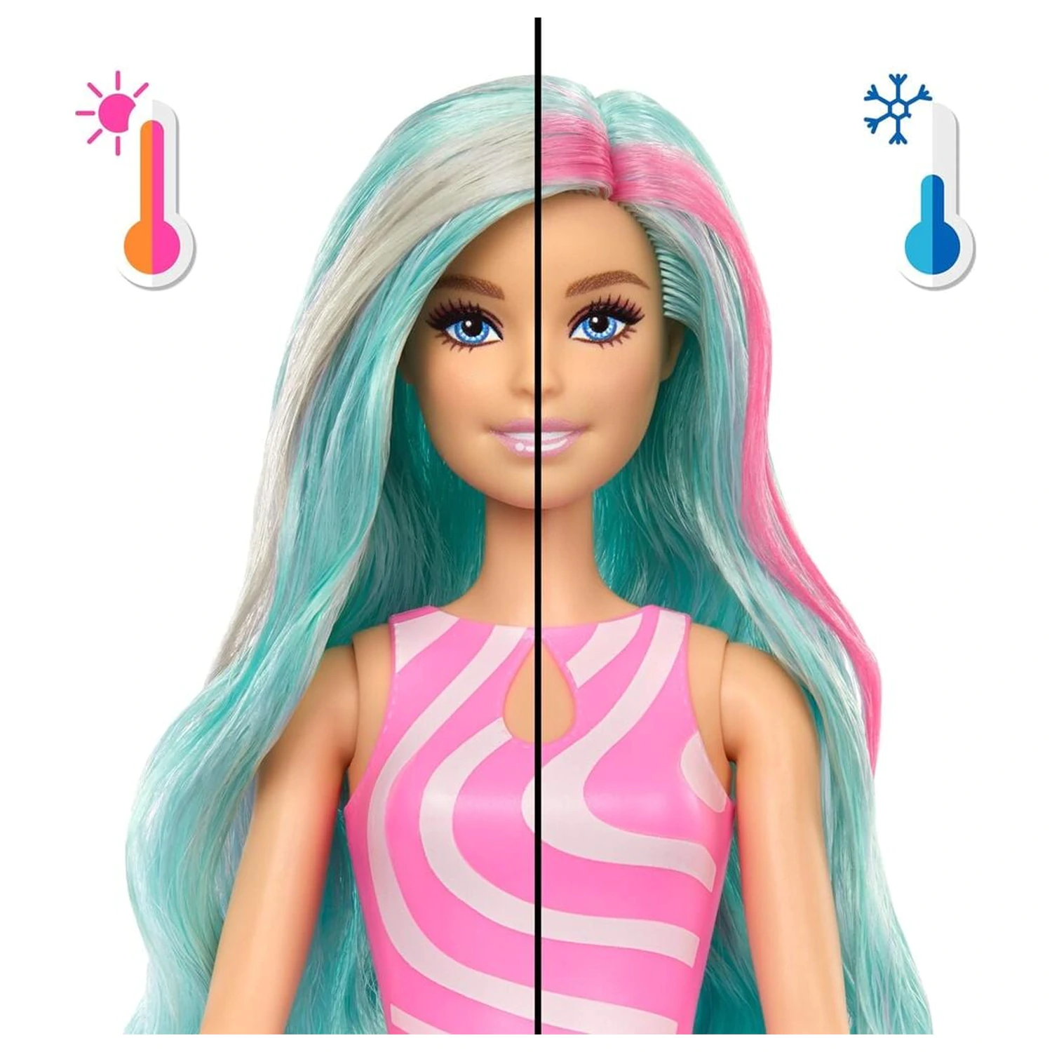 Barbie Pop Reveal Sea Breeze Blue Cup panenka fotografii produktu