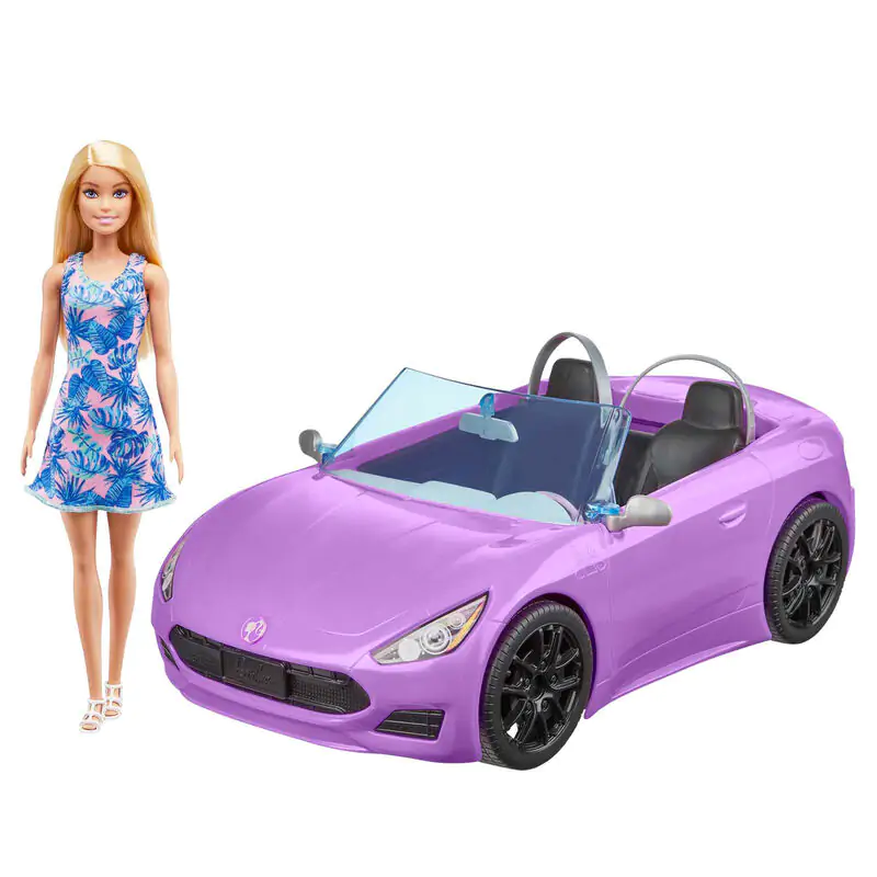 Barbie Purple Convertible + panenka fotografii produktu