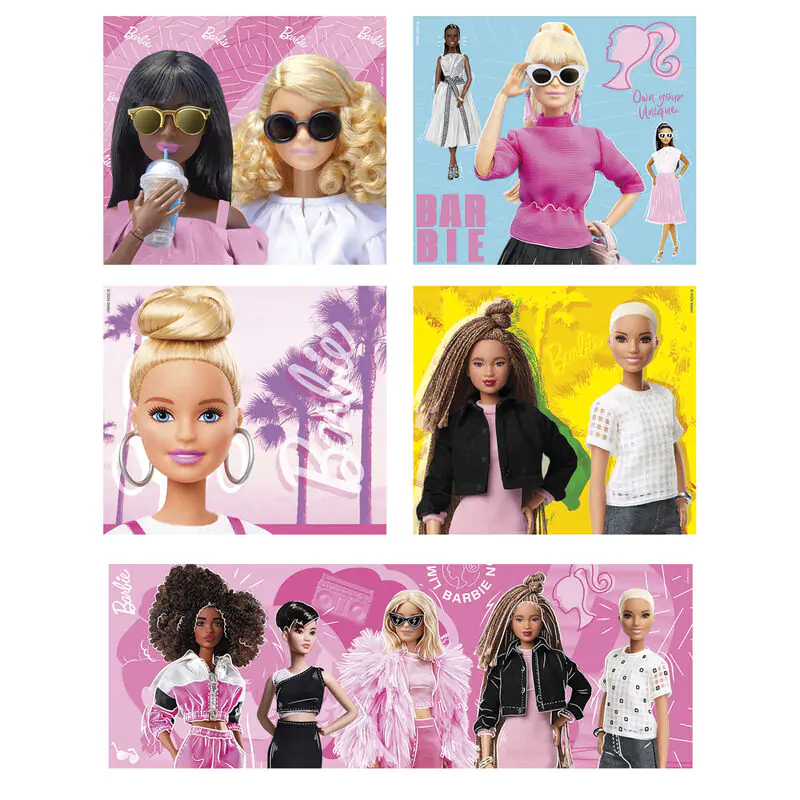 Barbie puzzle 18-30-48-60 dílků fotografii produktu