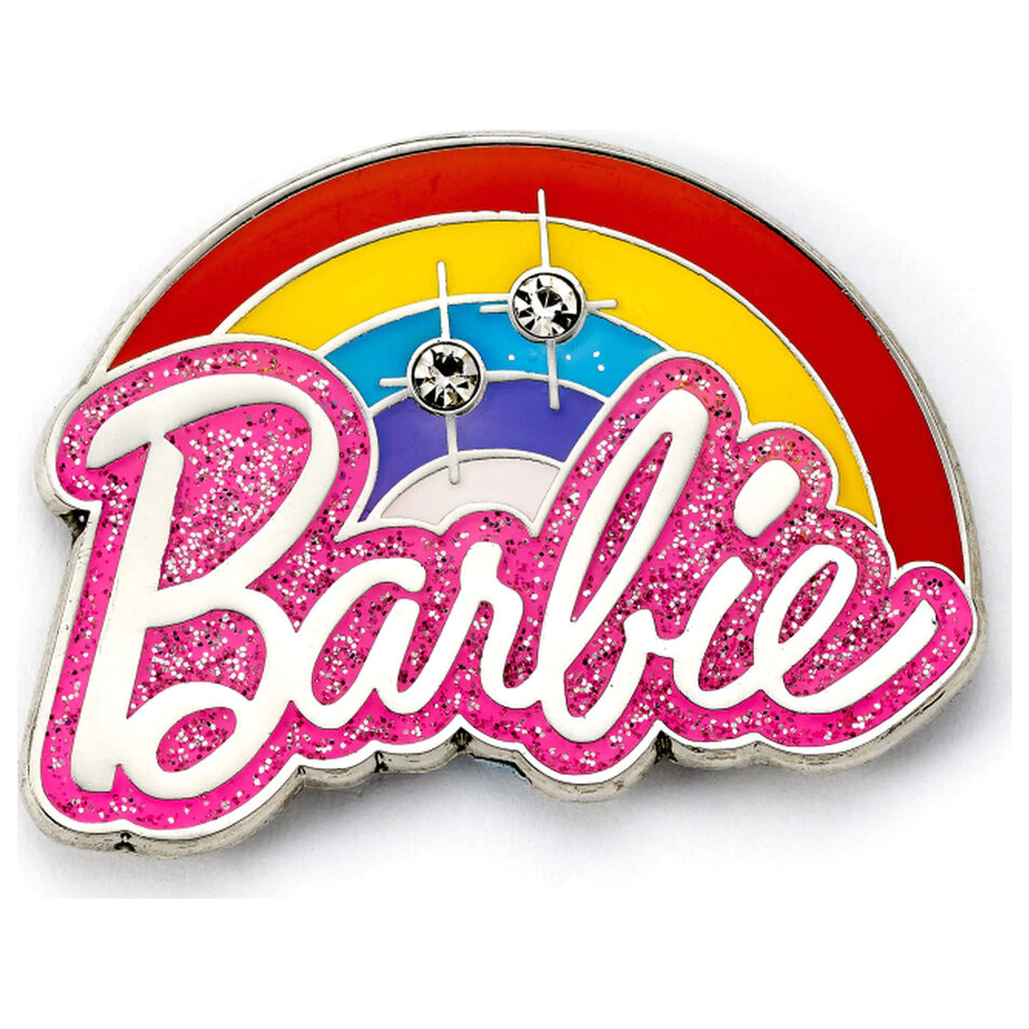 Barbie Rainbow Logo odznáček připínací  fotografii produktu