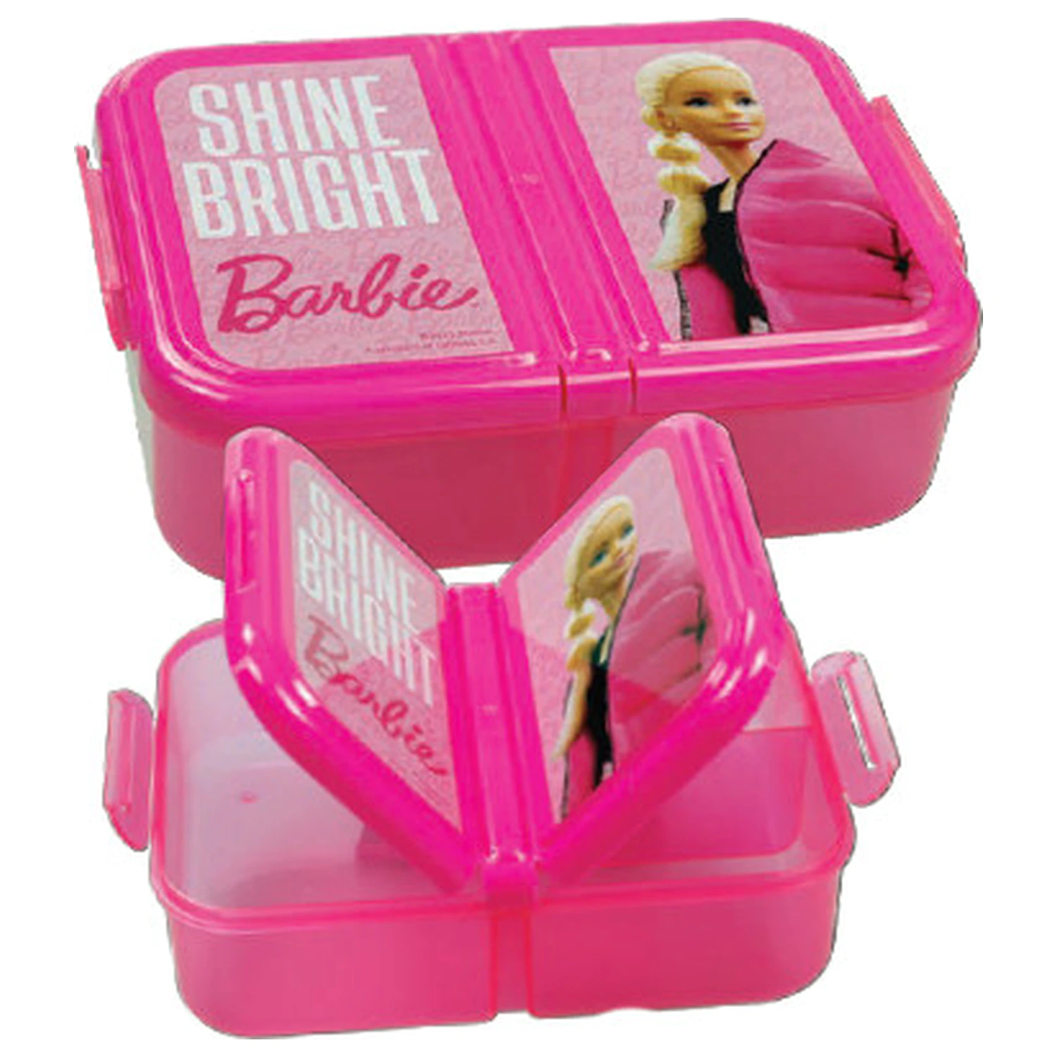 Barbie Shine Bright svačinový box s více přihrádkami, box na sendviče fotografii produktu