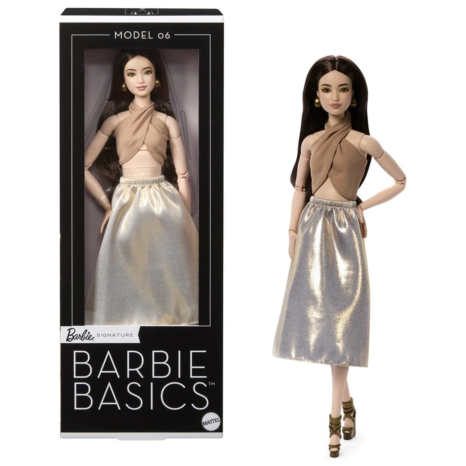 Barbie Signature Panenka Barbie Basics: Model 06 fotografii produktu