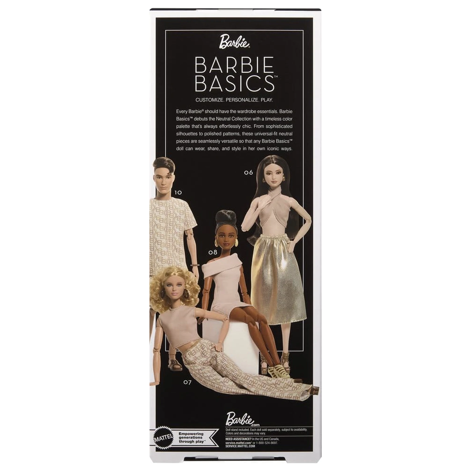 Barbie Signature Panenka Barbie Basics: Model 08 fotografii produktu
