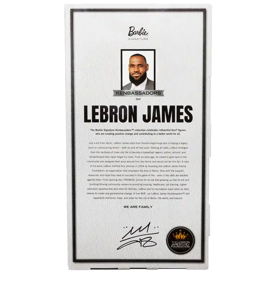 Barbie Signature panenka Fashion Kenbassador Lebron James fotografii produktu