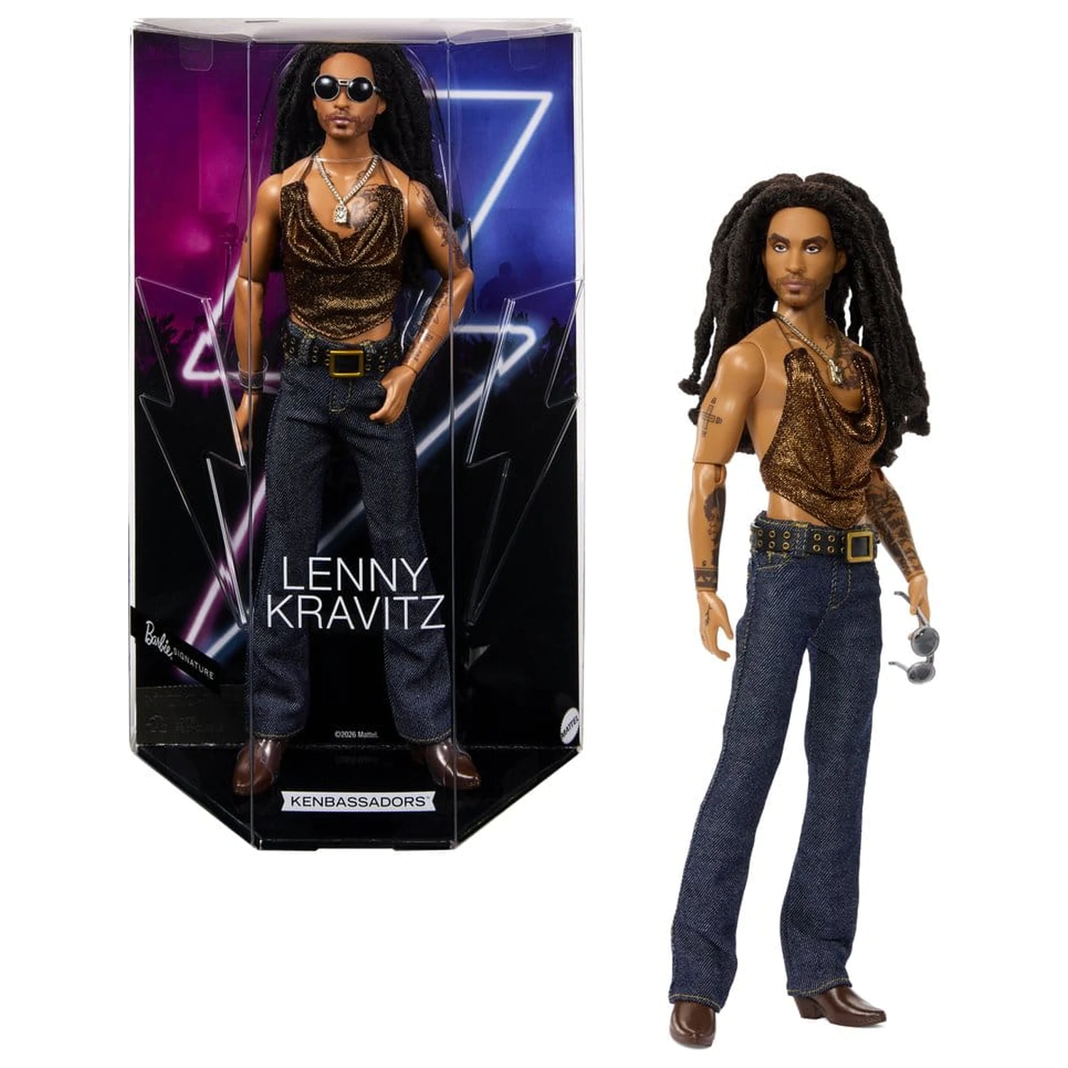 Barbie Signature Panenka Kenbassadors: Lenny Kravitz fotografii produktu