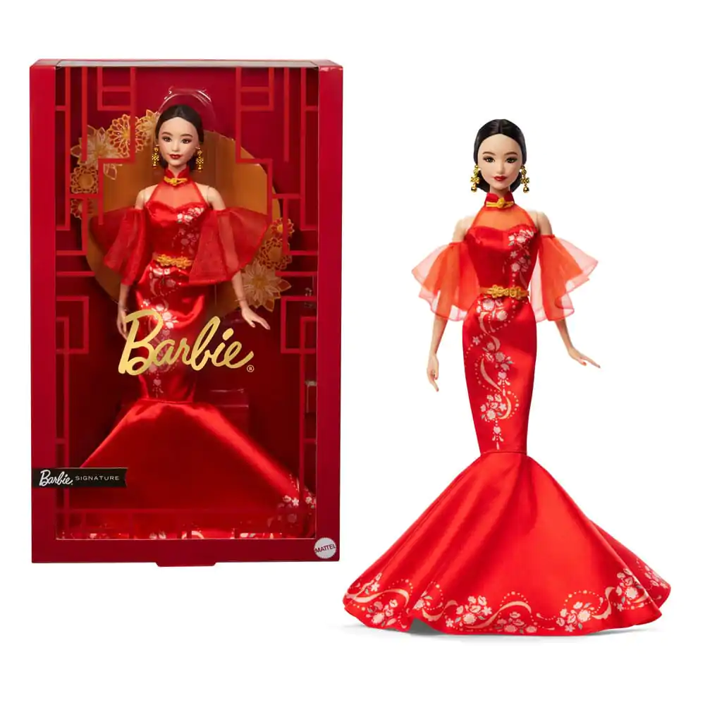 Barbie Signature panenka Lunar New Year s Qipao šaty fotografii produktu