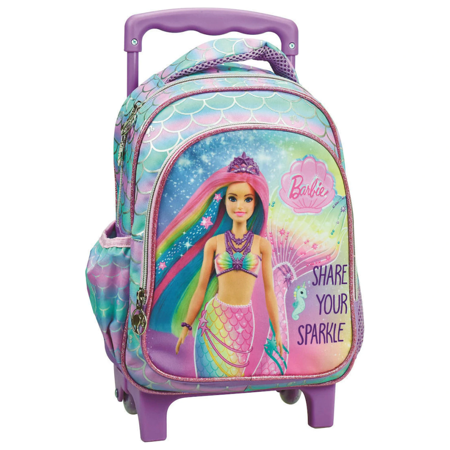 Barbie Sparkle pojízdný batoh do školky, taška 30 cm fotografii produktu
