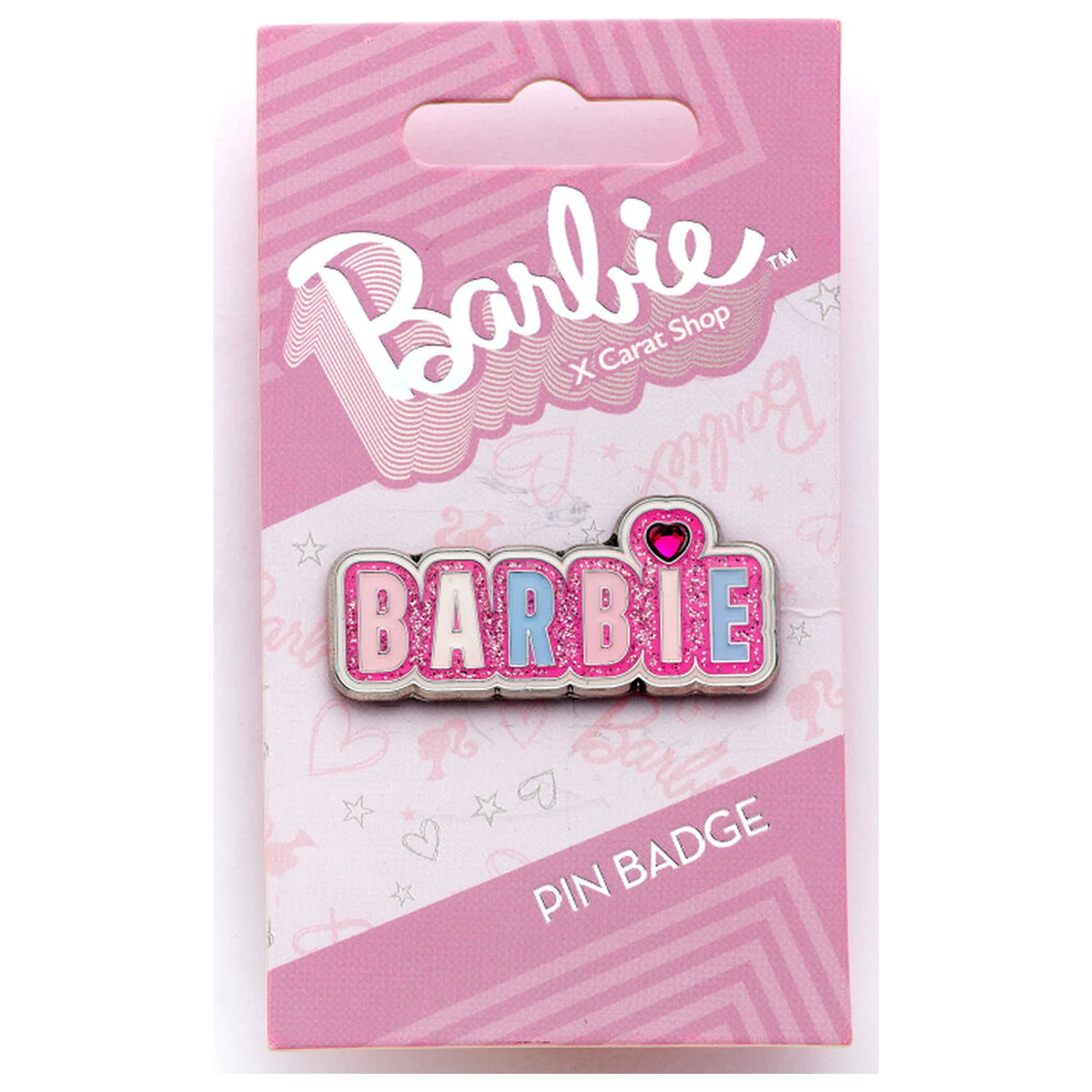 Barbie třpytivá odznáček s logem špendlík fotografii produktu