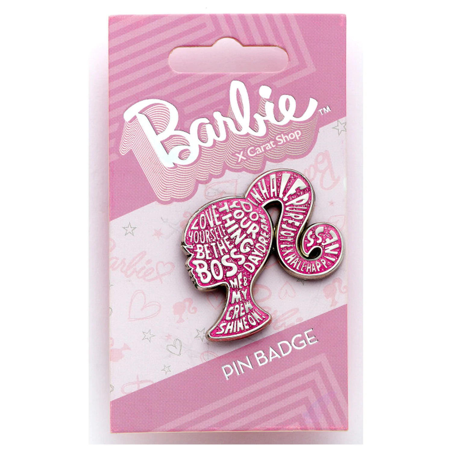 Barbie Třpytivá Silueta připínací odznak fotografii produktu