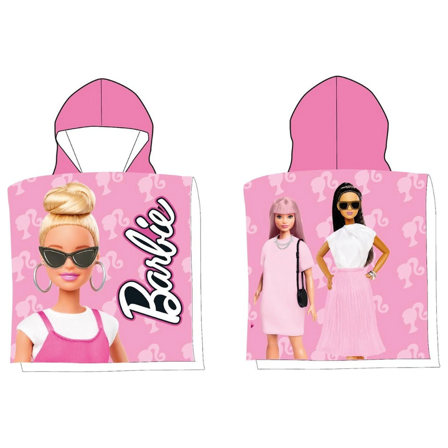 Barbie Street Style Plážový ručník Poncho 50x100 cm fotografii produktu