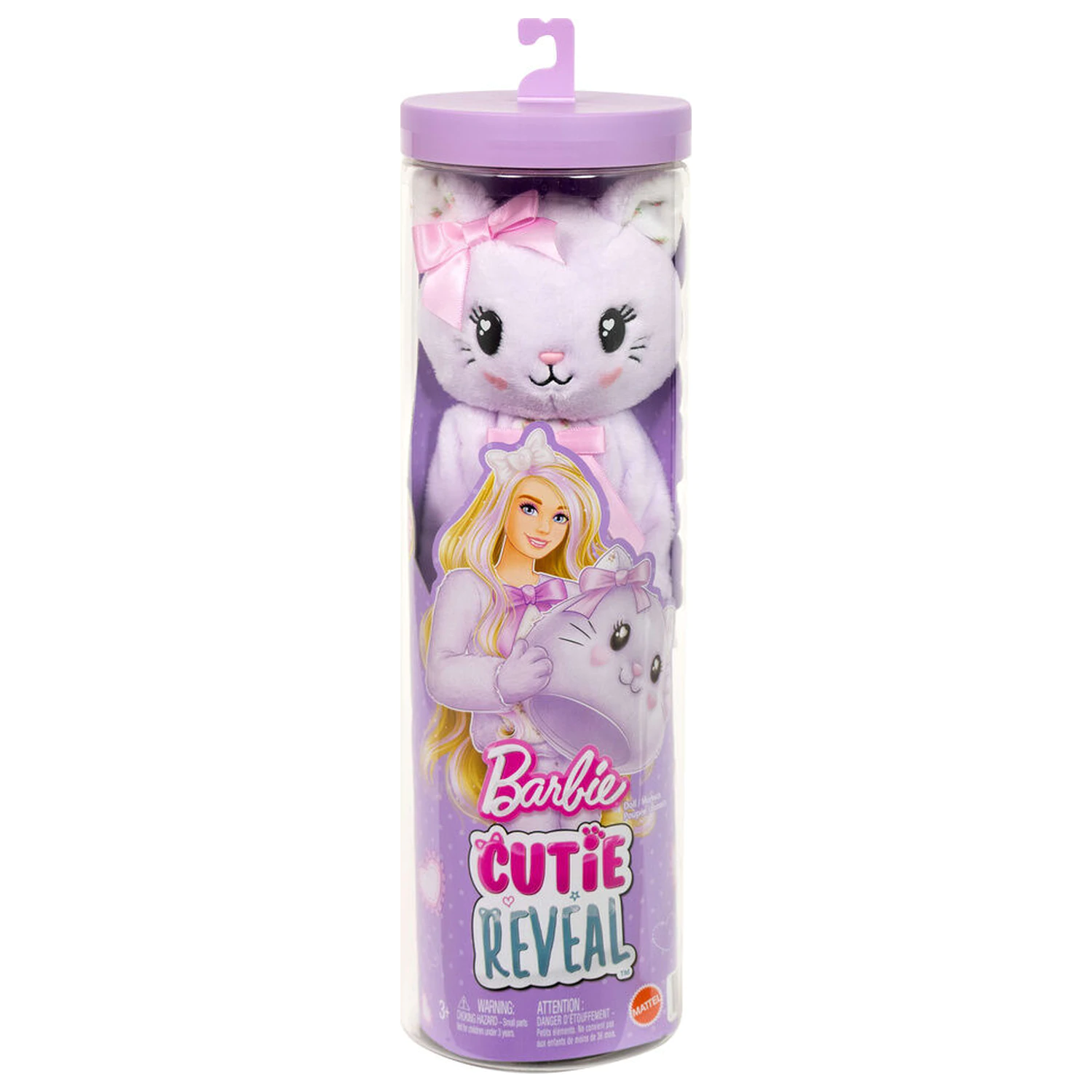 Barbie Sweet Ties Cutie Reveal panenka šeříkové koťátko fotografii produktu