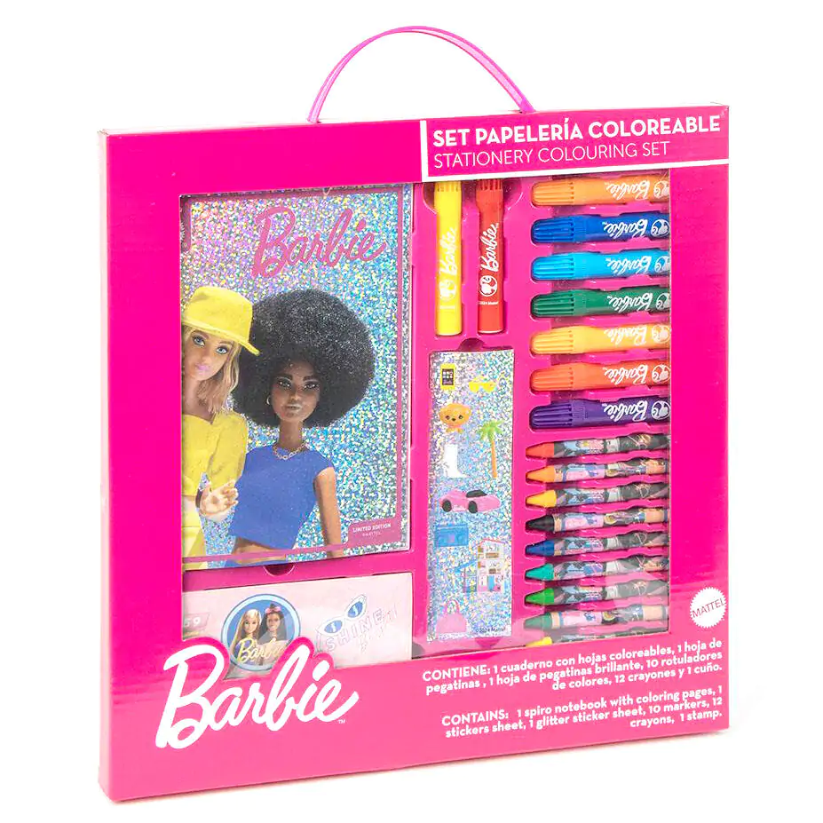 Barbie sada omalovánek a psacích potřeb fotografii produktu