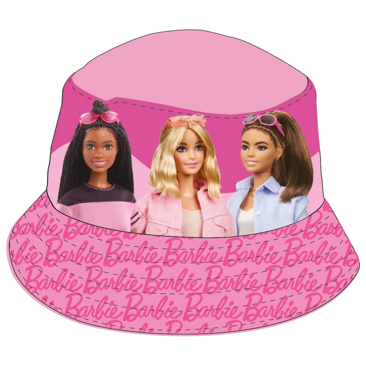 Barbie Trio dětský klobouk s kulatou střechou 54 cm fotografii produktu