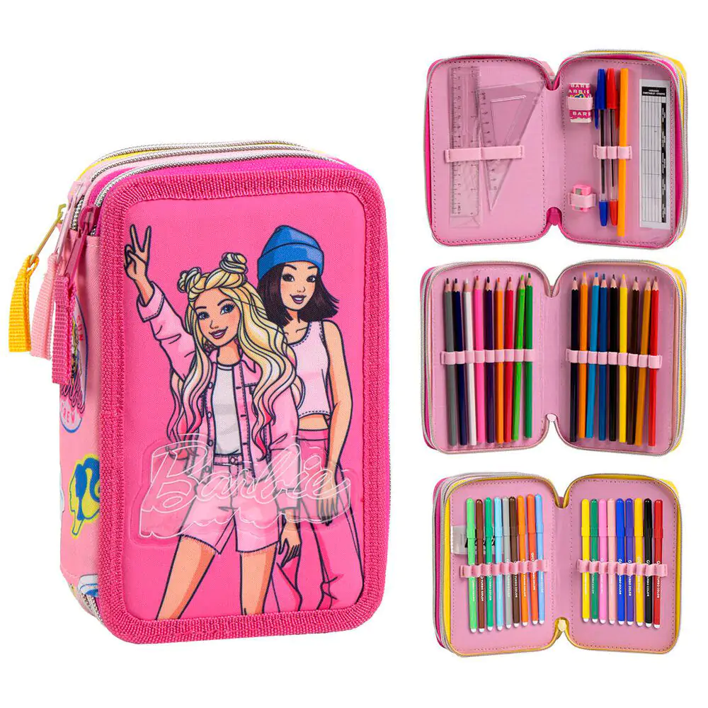 Barbie trojitý penál fotografii produktu