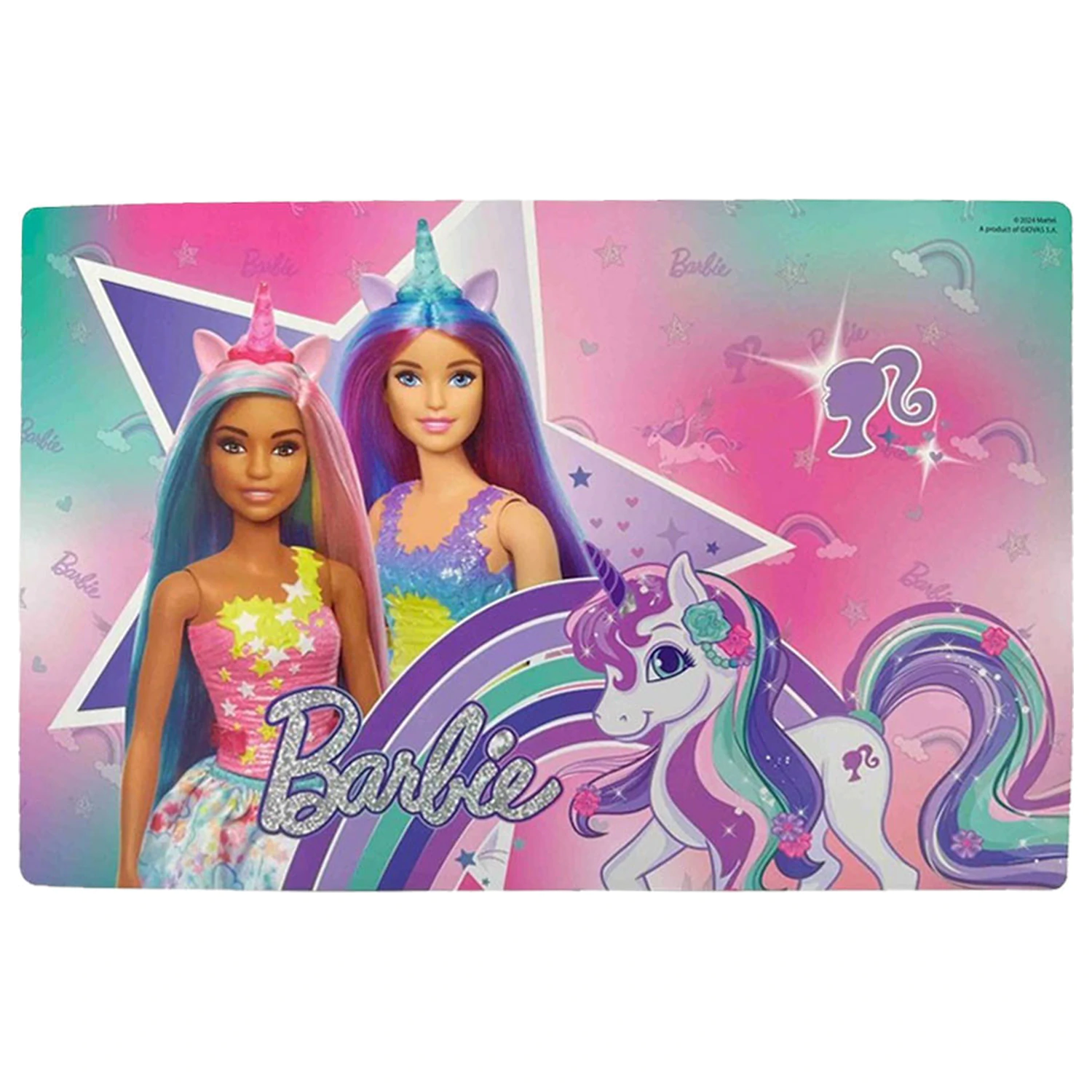 Barbie Jednorožec Prostírání 43x28 cm fotografii produktu