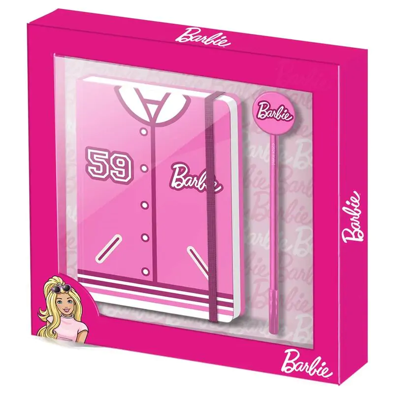 Barbie Varsity deník + sada pera fotografii produktu
