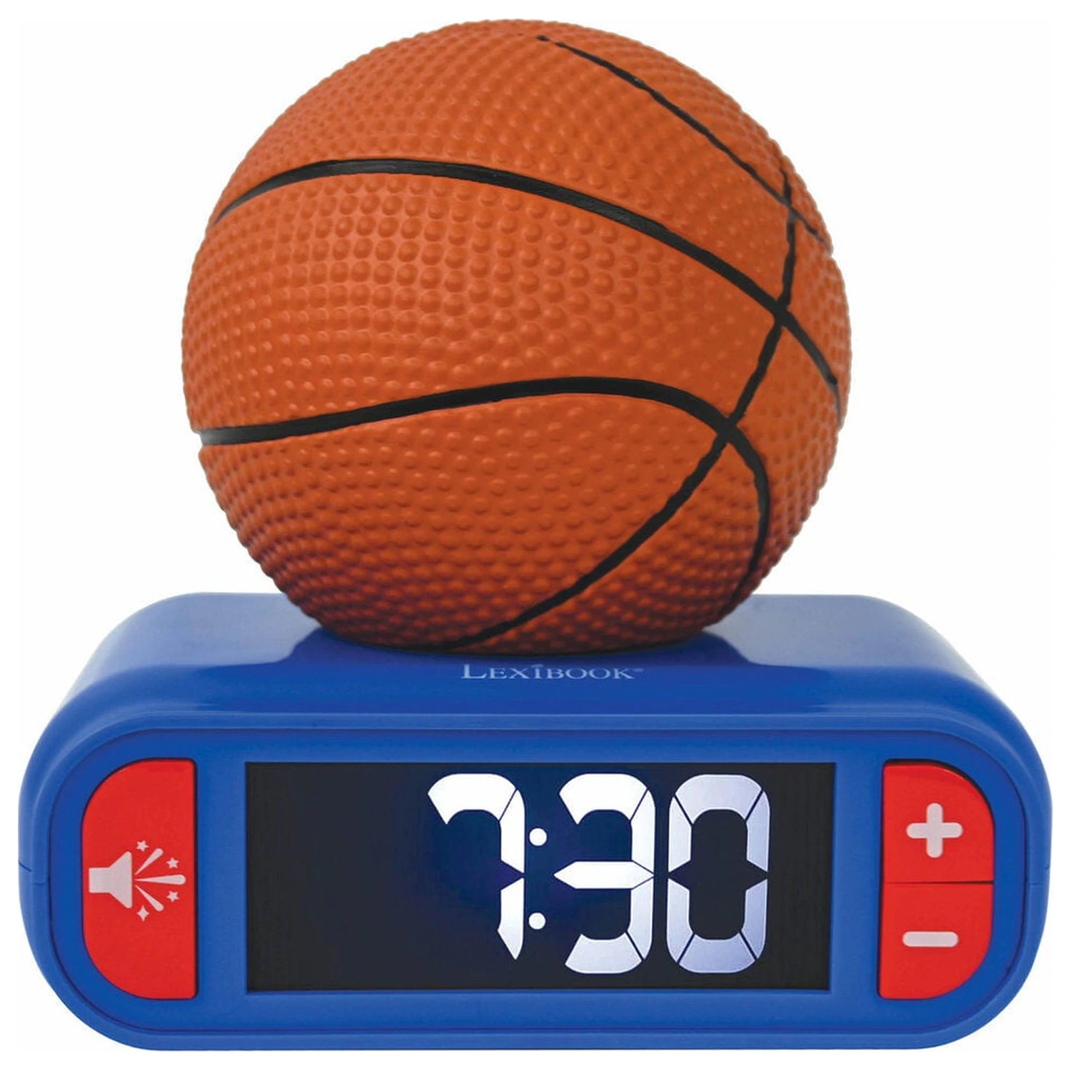 Basketbalové 3D noční světlo digitální budík fotografii produktu
