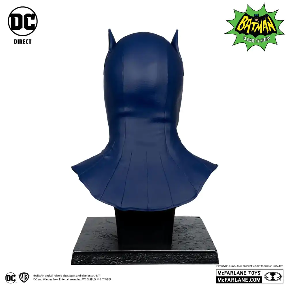 Batman 1966 DC Direct Replica 1/1 Batman Cowl Replika helmy Batmana 53 cm fotografii produktu