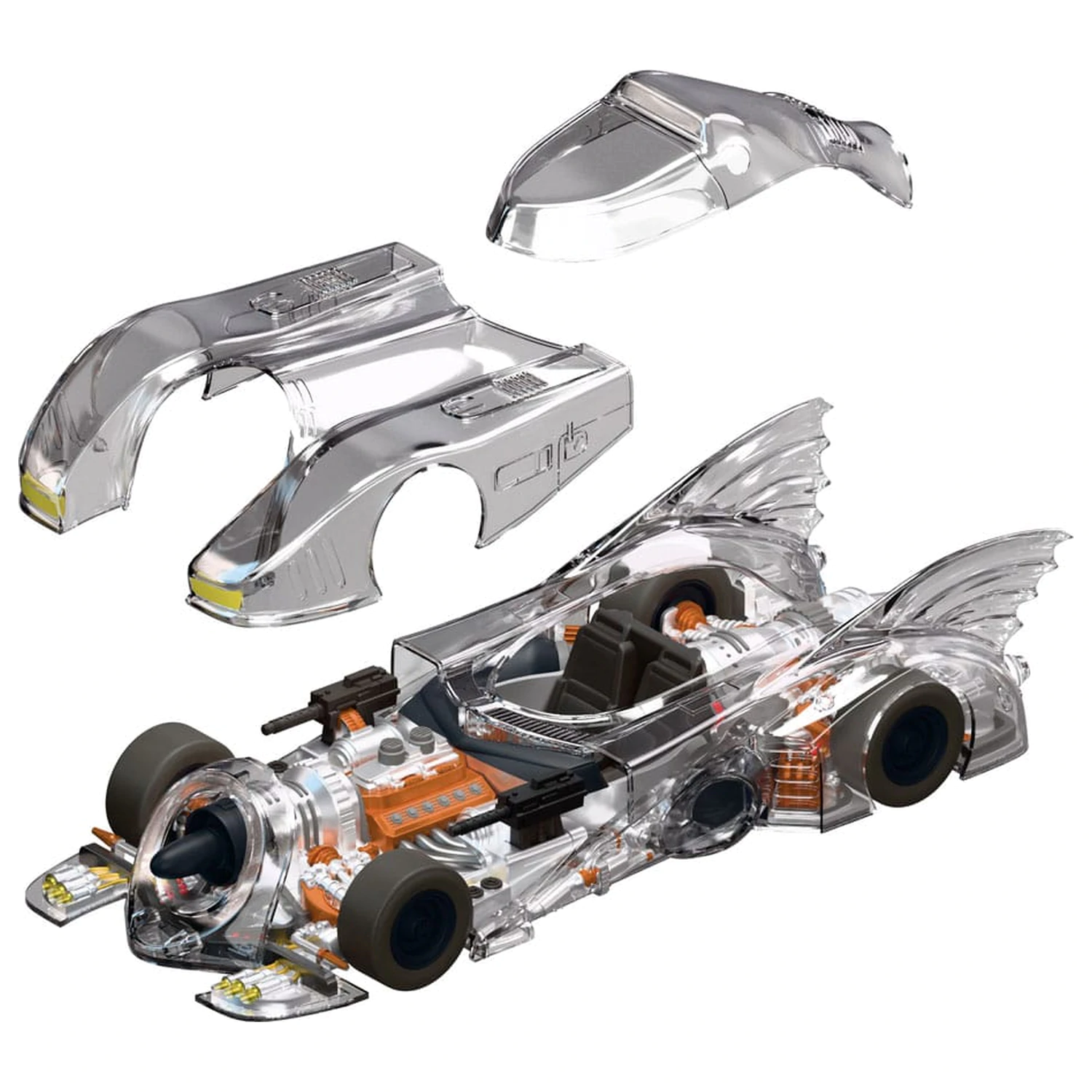 Batman 1989 Super Cyborg Vozidlo Batmobil 1989 (Clear) 35 cm fotografii produktu