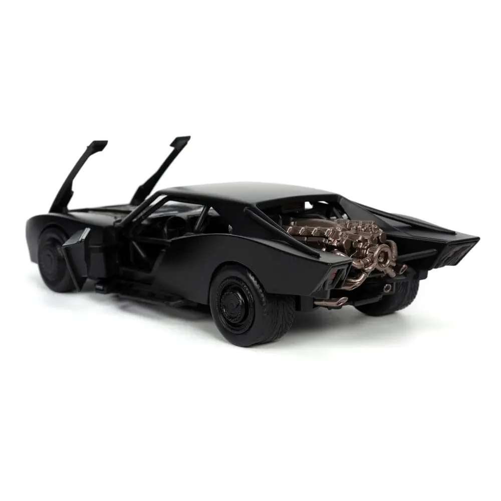 Batman 2022 Hollywood Rides Diecast Model 1/24 2022 Batmobil s figurkou fotografii produktu